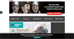 Desktop Screenshot of kopalniaguido.pl